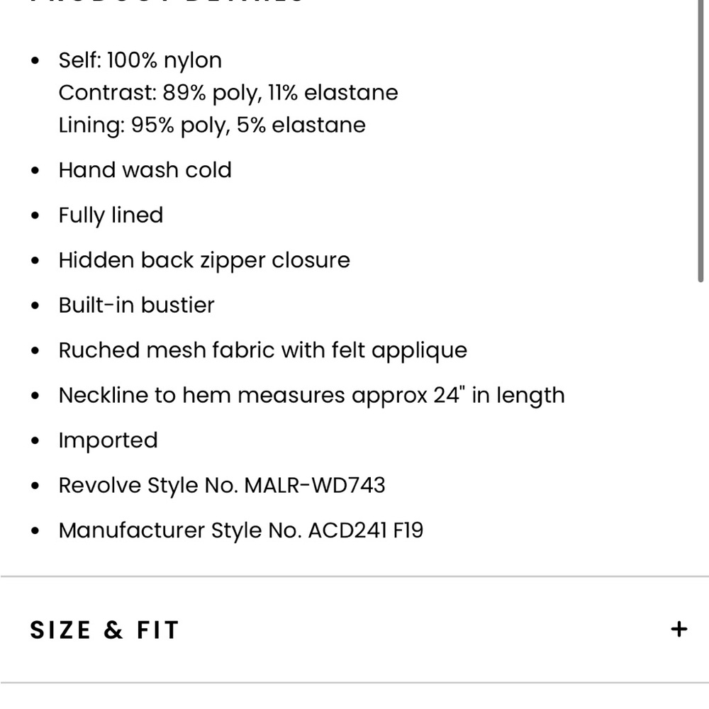 Secrets Dress in Dark Nude MAJORELLE from revolve - Picture 3 of 6